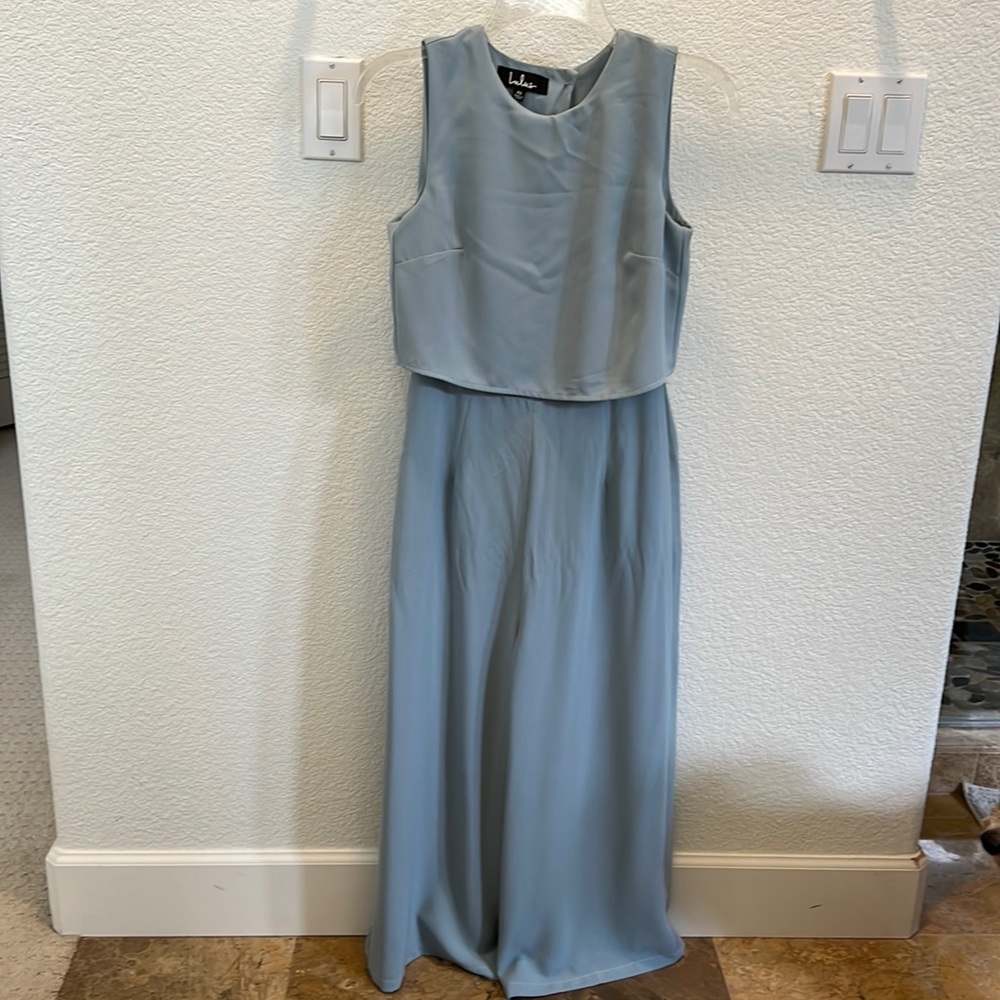 Light blue jumpsuit